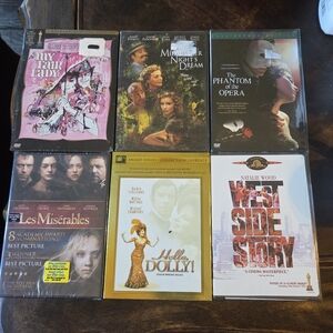 DVD Musical Lot, 6 DVD's, All Brand New Sealed, Classic